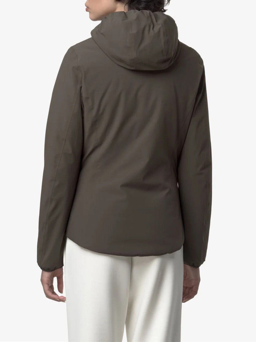 K-Way Black Lily St Warm Nylon Jacket
