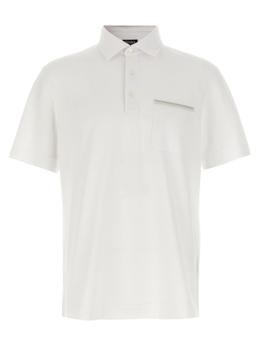 Zegna Piqué Polo Shirt