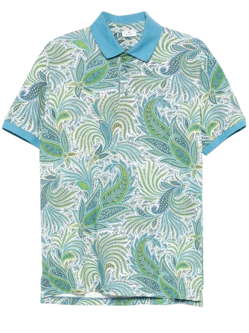Etro Paisley Print Polo