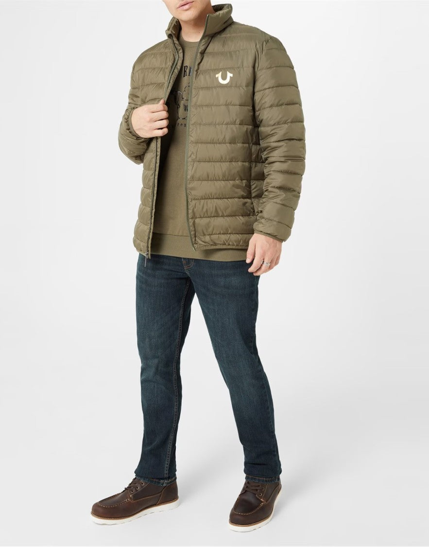 True Religion Horseshoe Logo Puffer Jacket