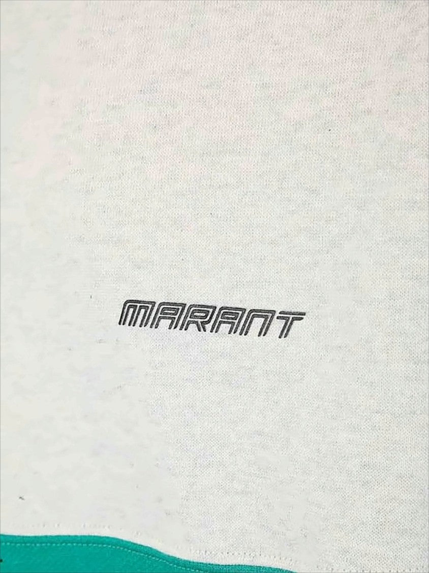 Isabel Marant Color-Blocked Long-Sleeve T-Shirt With Subtle Branding