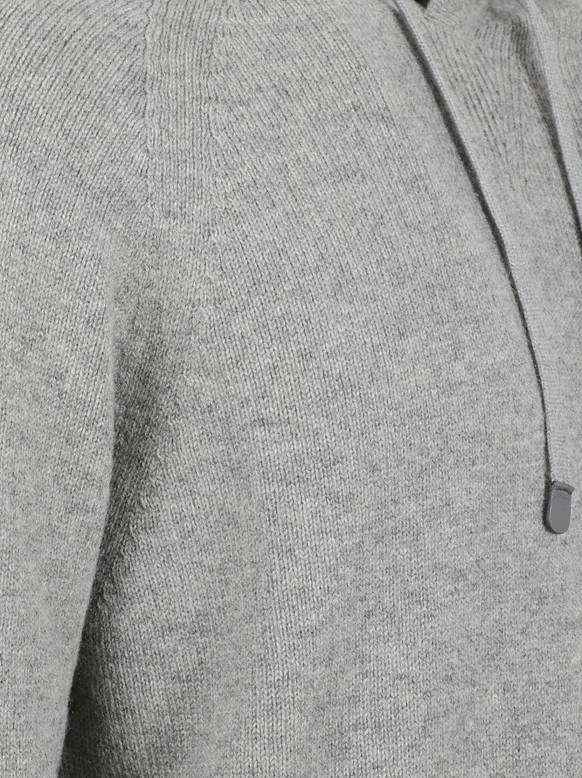 Tom Ford Seamless Cashmere Hooded Sweater With Relaxed Fit
