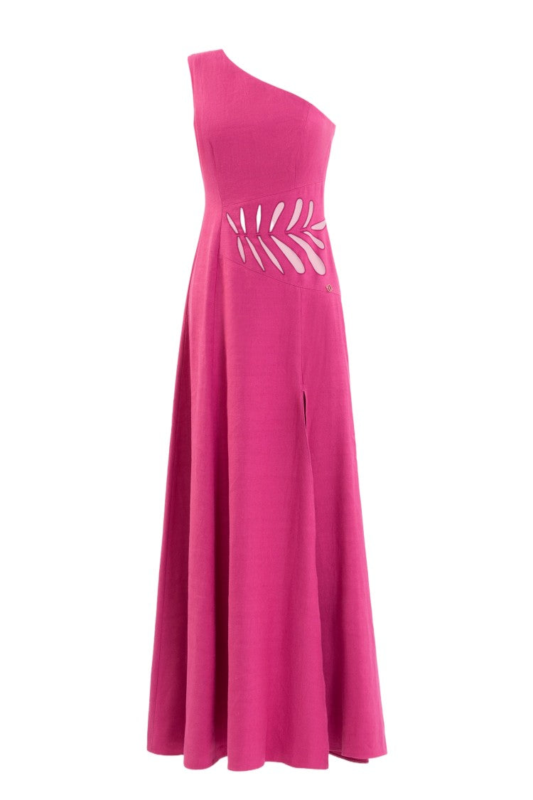 Saiid Kobeisy One Shoulder Cut-Out Dress