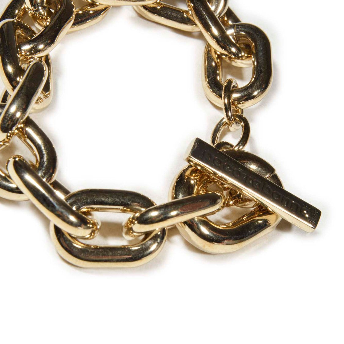 Rabanne Gold Metal Chain Bracelet