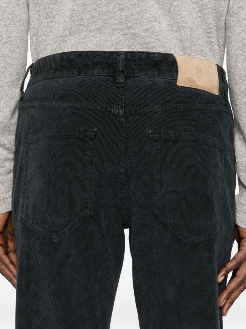 Pt Torino Black Corduroy Jeans