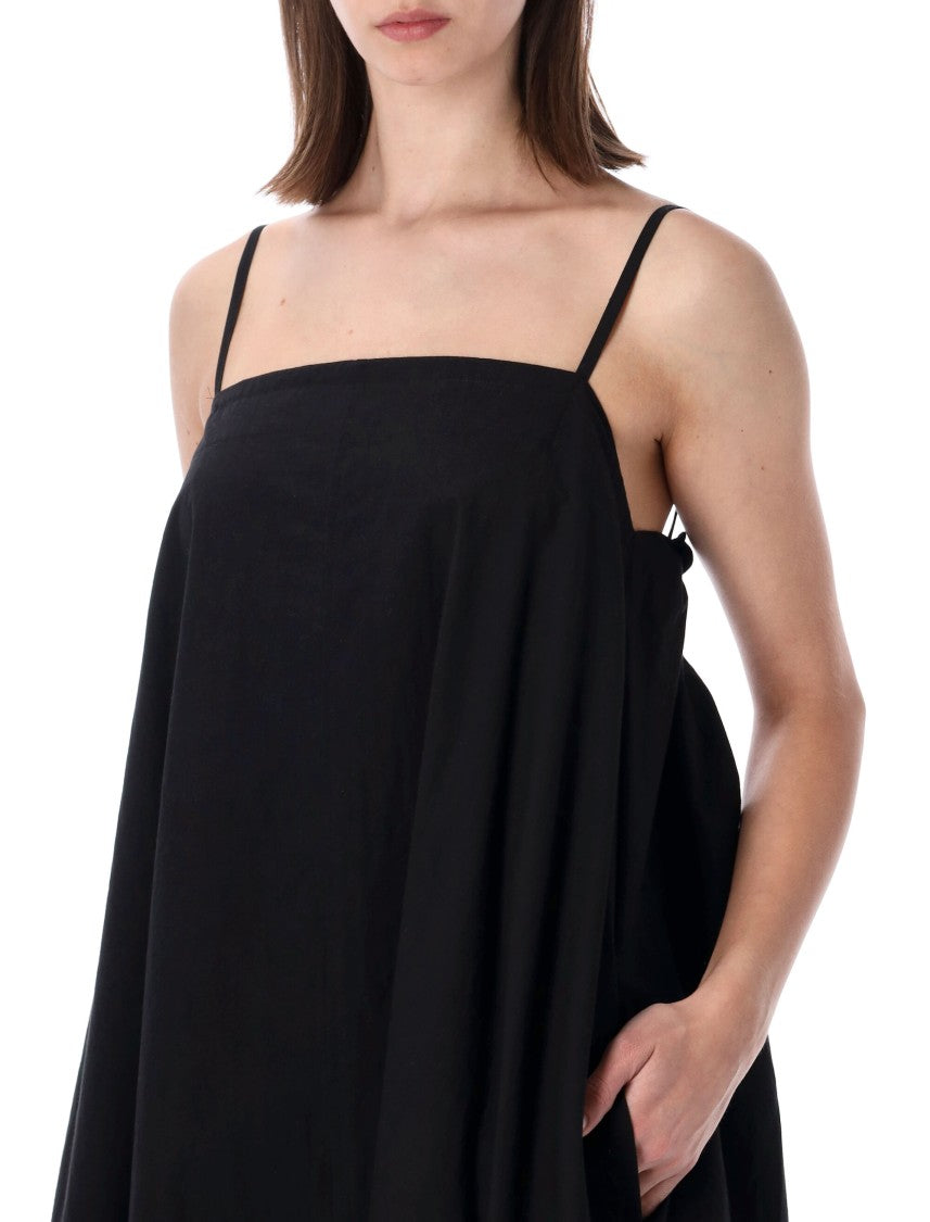 Studio Nicholson Gathered Maxi Dress With Spaghetti Straps And Open Back