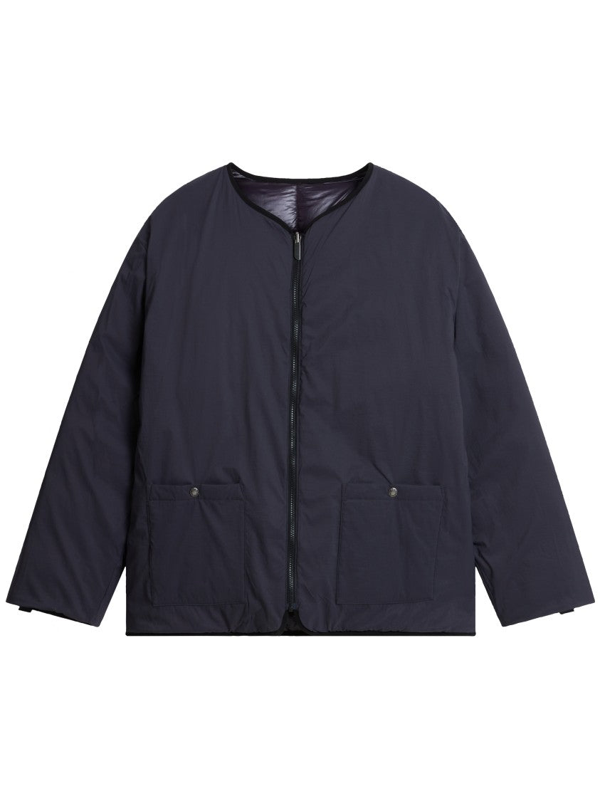 The North Face Black Red Box Liner Quilted Grid Pattern Jacket