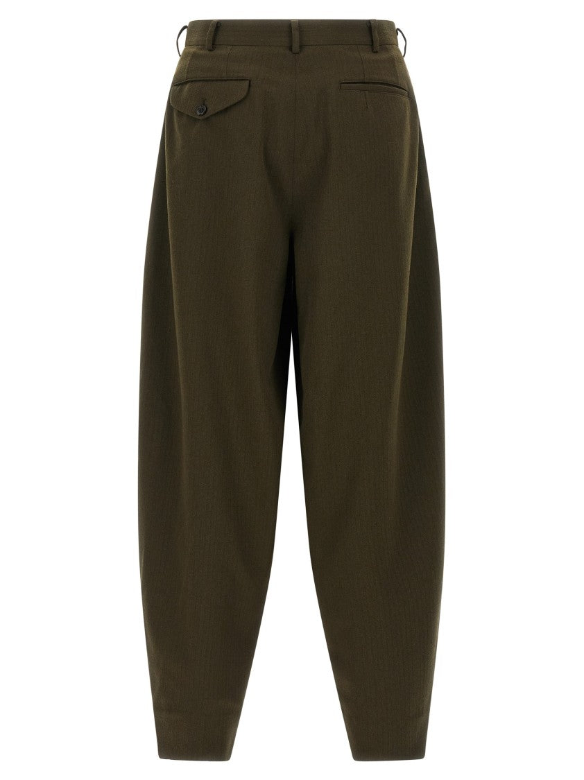 Comme Des Garçons Herringbone Wool Pants