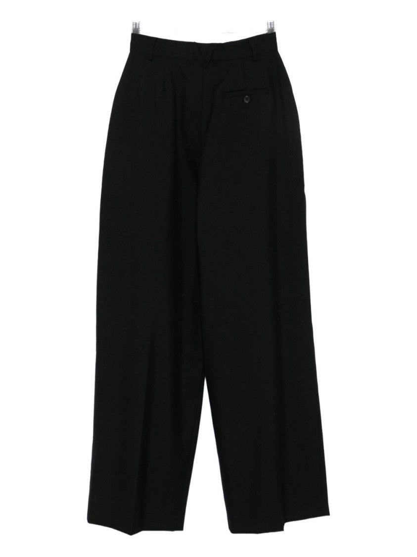 Moschino Pleated Black Trousers