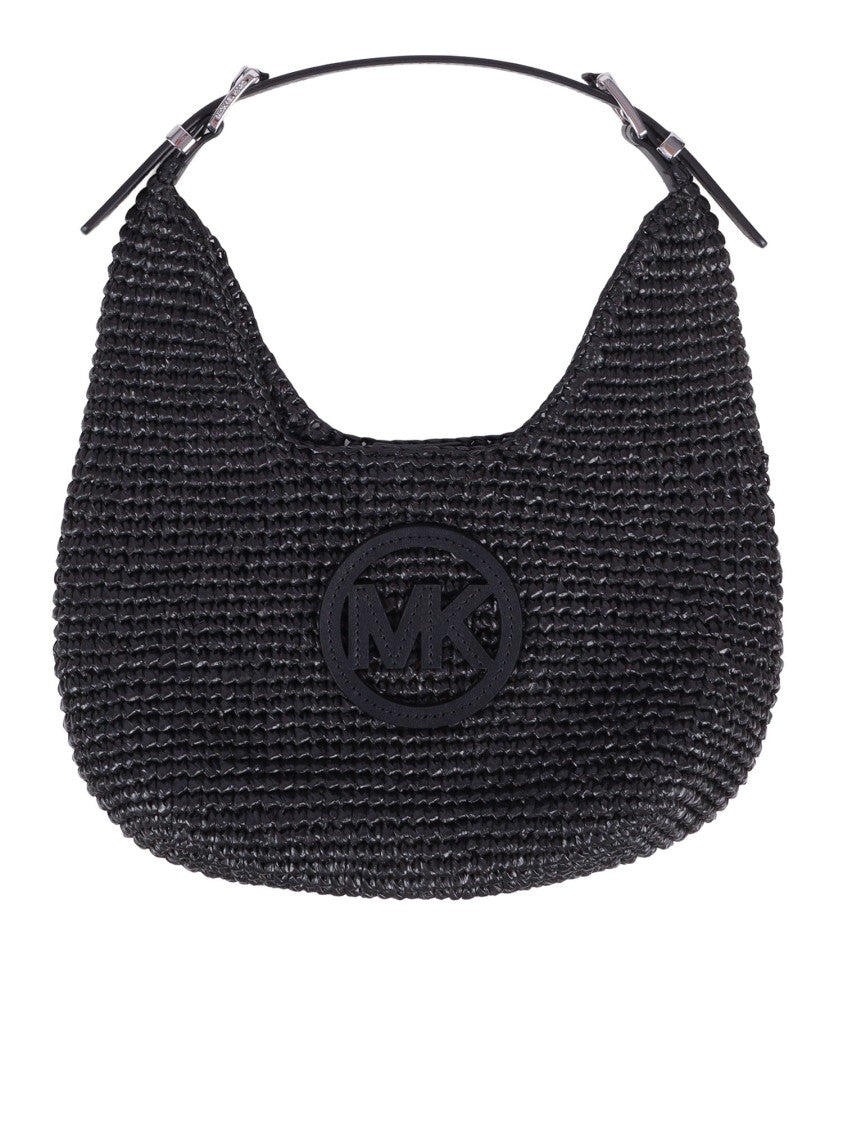 Michael Kors Crescent Woven Hobo Bag