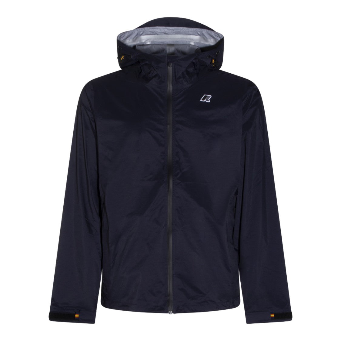 K-Way Blue Jacket With Adjustable Hood