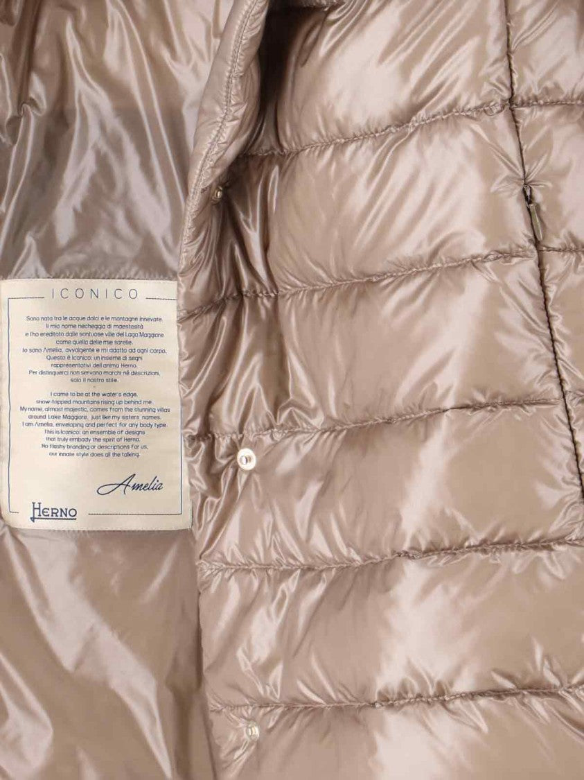 Herno Amelia Puffer Jacket – Beige