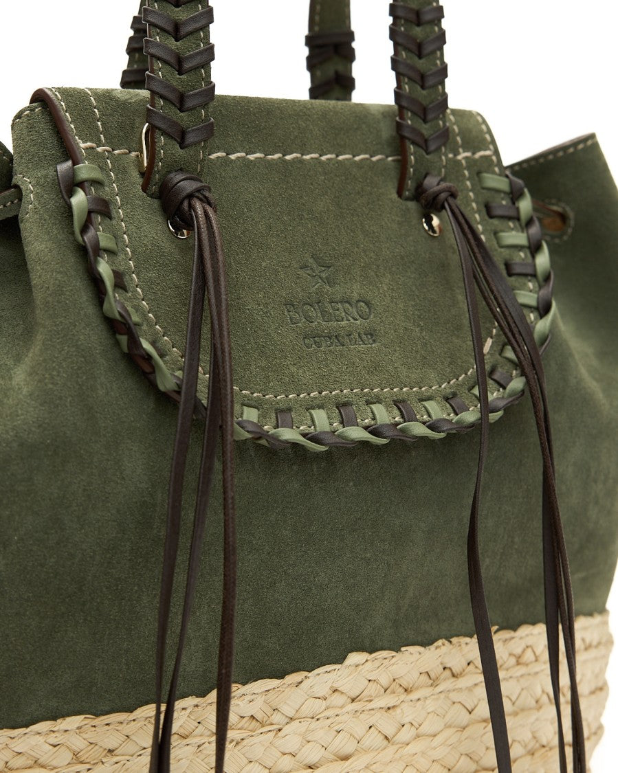 Cuba Lab Women's Tote Bag – Green/Beige