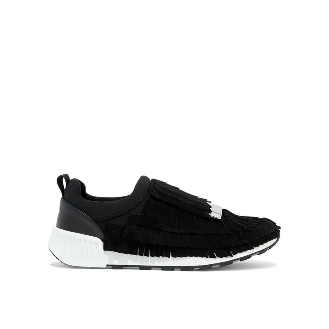Sergio Rossi Sr1 Running Sneakers With Textured Fringe