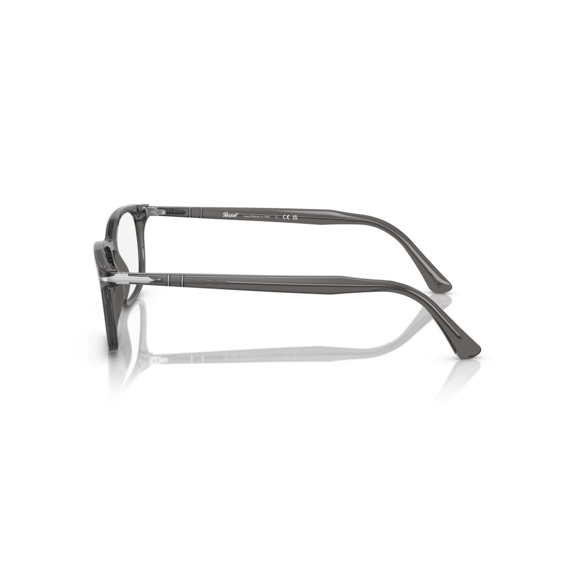Persol 0Po3189v Rectangular Frame Eyeglasses With Metallic Accents