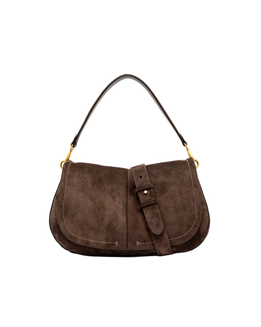 Gianni Chiarini Moka Helena Round Suede Bag
