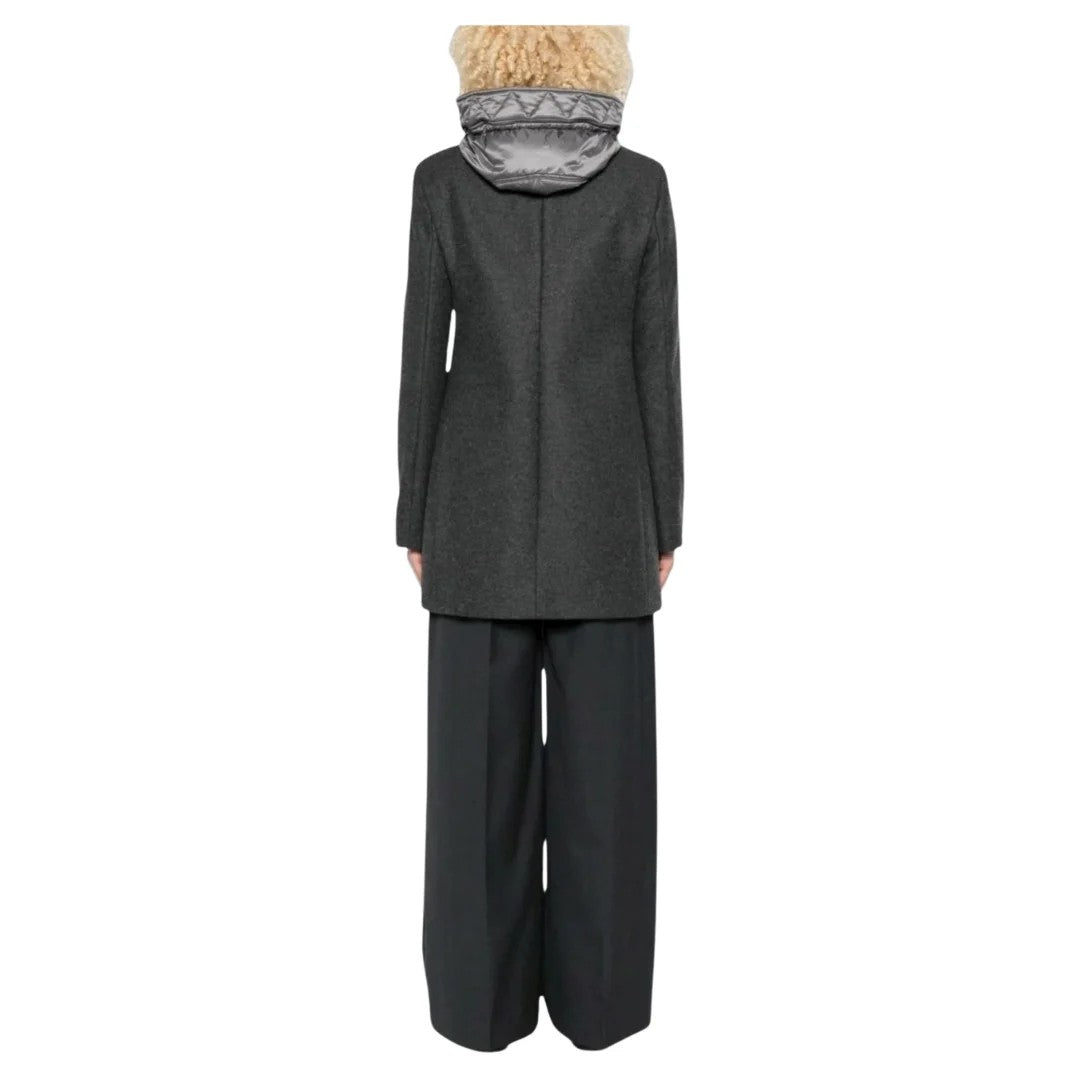 Fay Db Front Nylon Toggle Coat