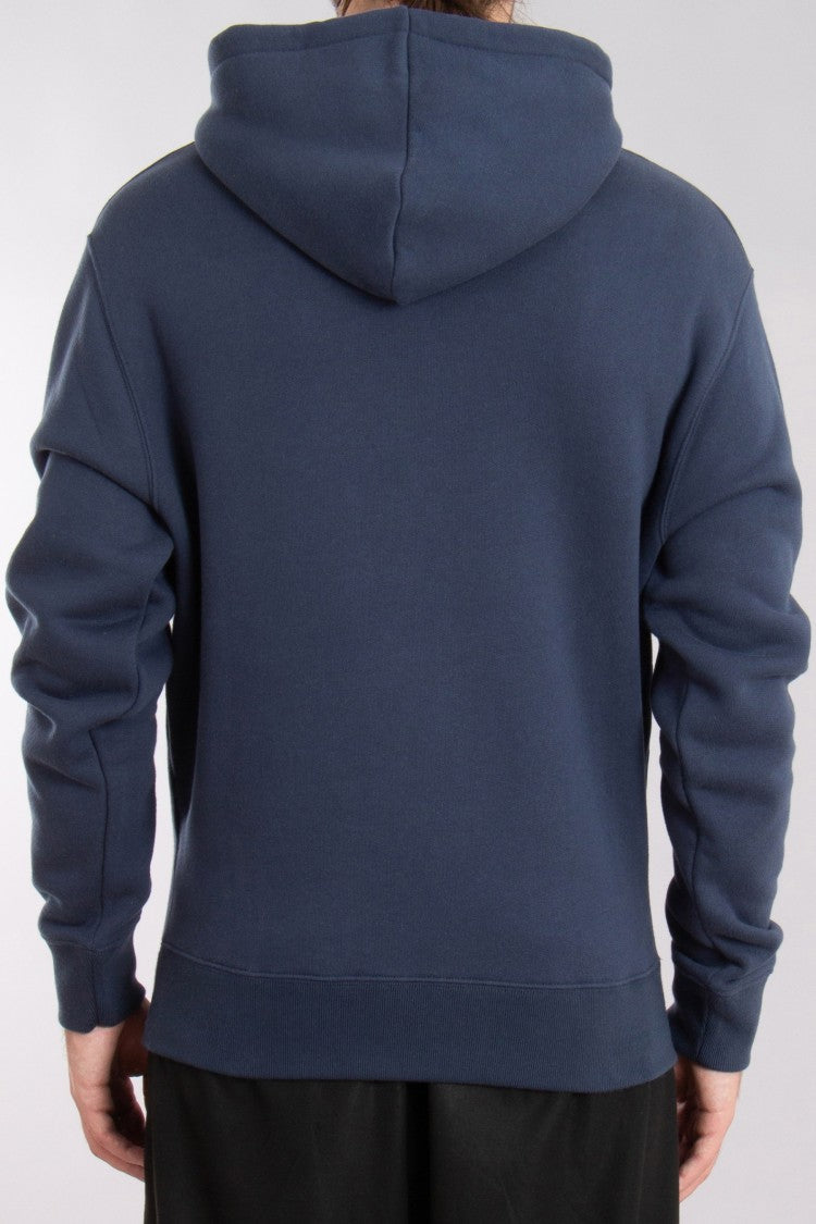 Maison Kitsuné Classic Pullover Hoodie With Embroidered Logo And Kangaroo Pocket