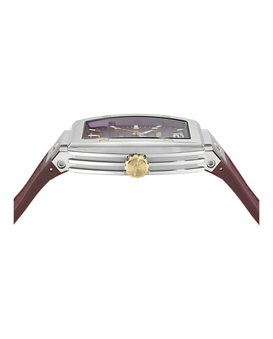 Ferragamo F-80 Tonneau Silicone Watch