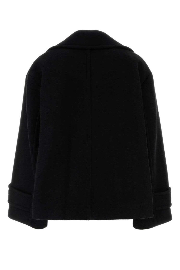 Chloé Black Wool Blend Coat