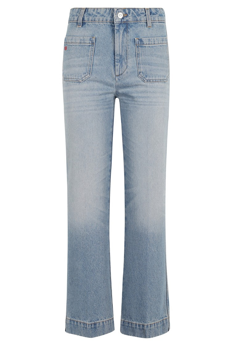 Victoria Beckham Cropped Kick Alina Jean