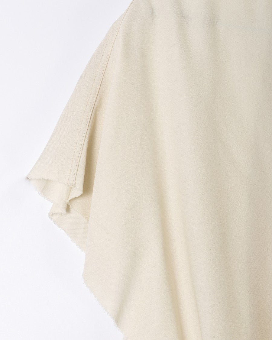 Rick Owens Knee-Length Silk Dress With Wraparound Design