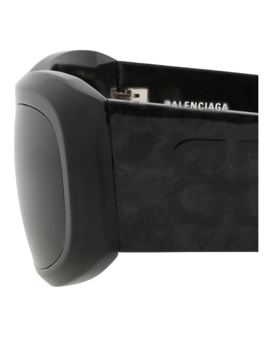 Balenciaga Square-Frame Recycled Acetate Sunglasses