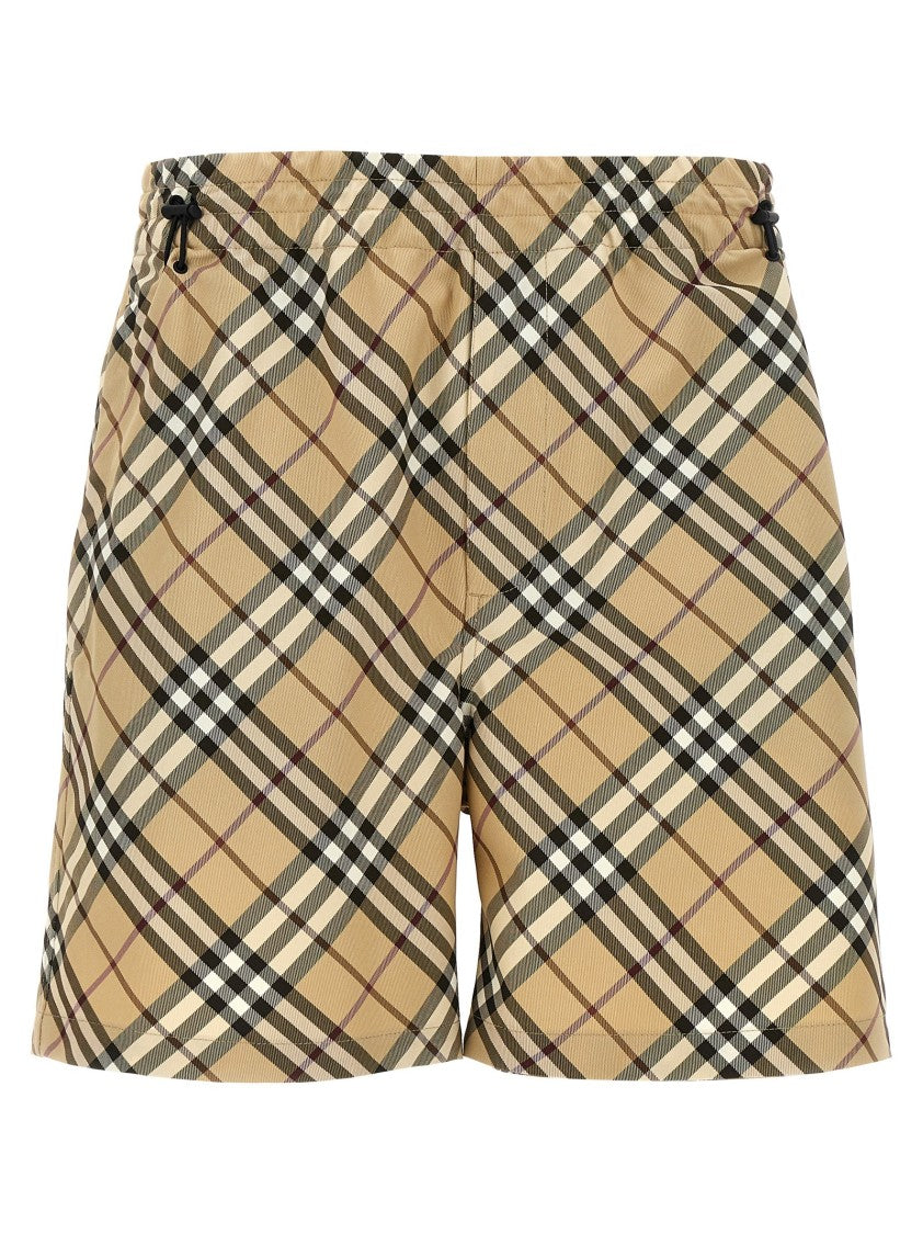 Burberry Check Waterproof Bermuda Shorts