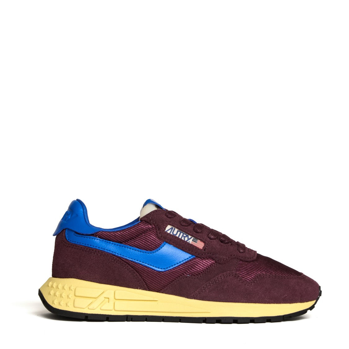 Autry Taupe/Burgundy/Blue Reelwind Low Mesh