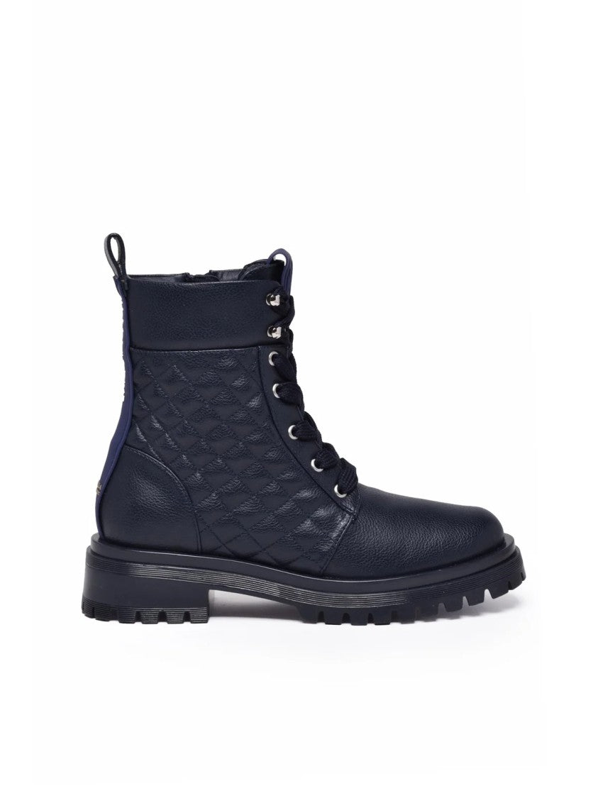 Marella Monochrome Blue Rubber Rain Boots