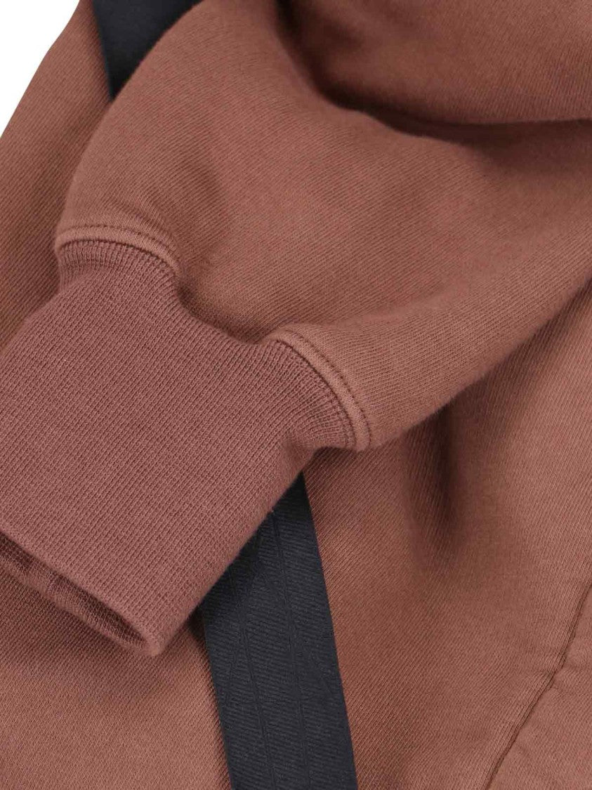 Drkshdw By Rick Owens Zip-Up Hoodie – Brown