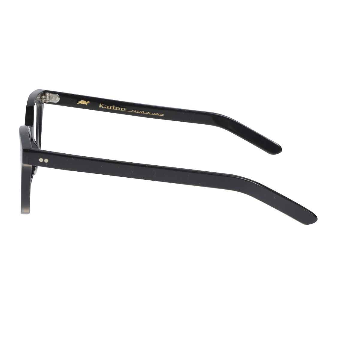 Kador Klassiko Bold Black Rectangular Frame Eyeglasses