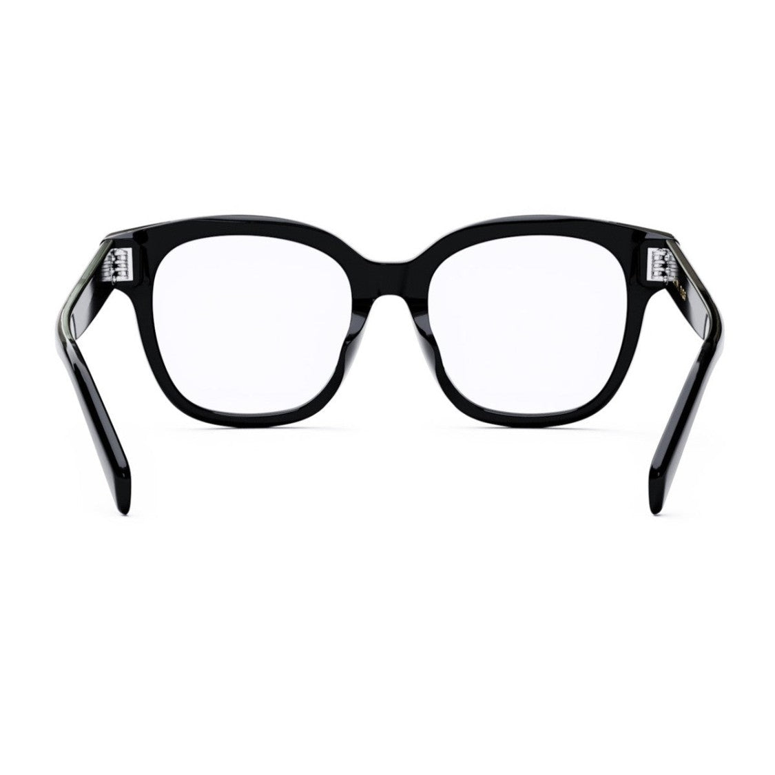 Celine Black 3 Dots Acetate Square Glasses