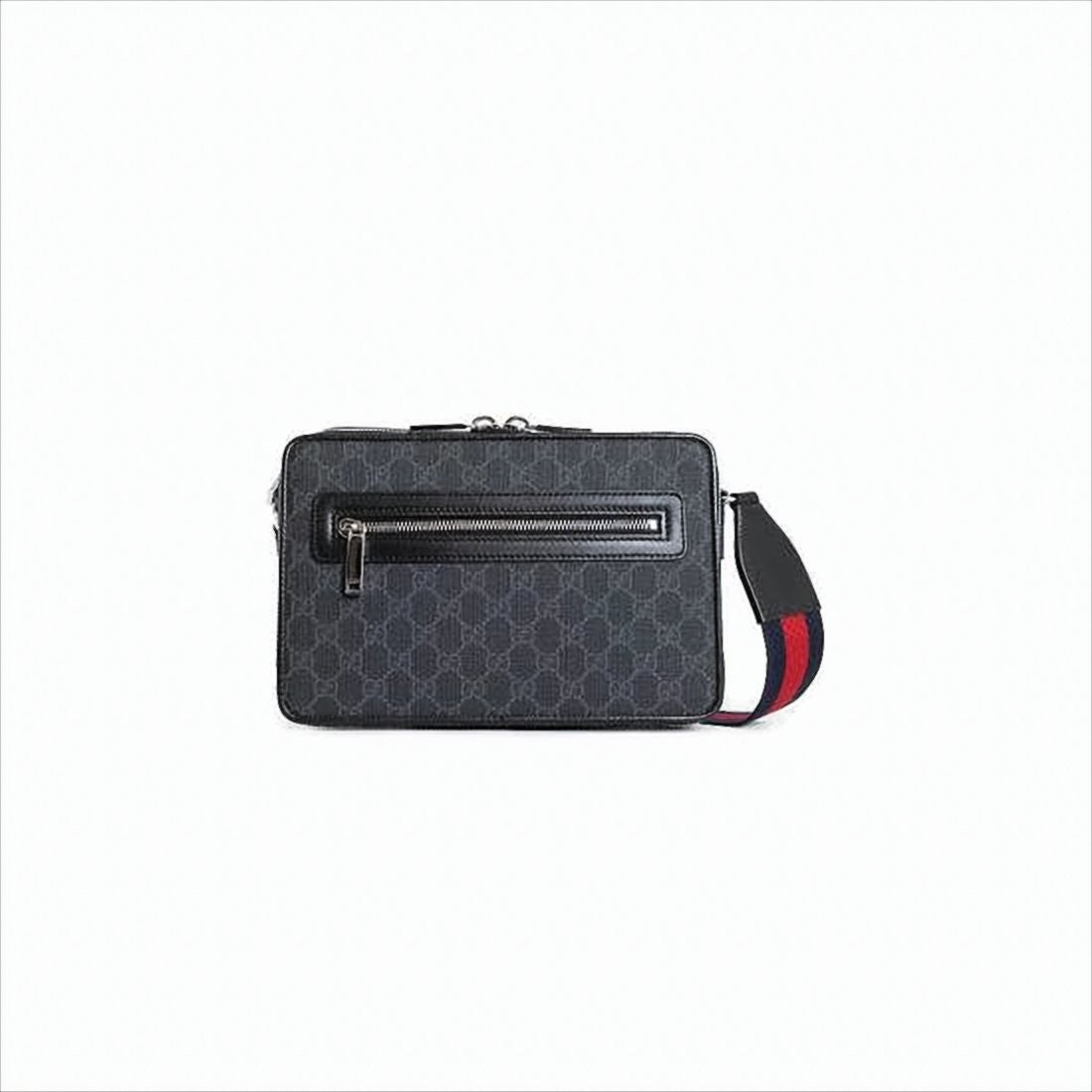 Gucci Rectangular Crossbody Bag With Monogram Canvas