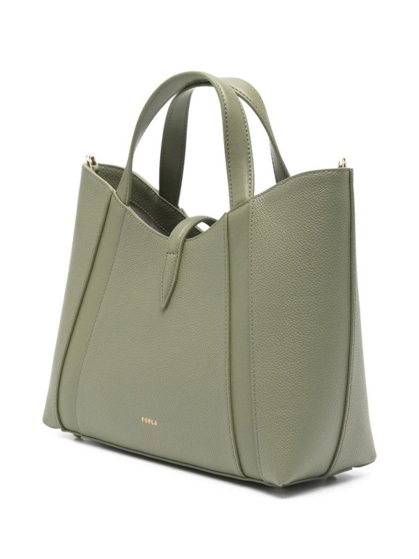 Furla Pebbled Leather Shopping Bag