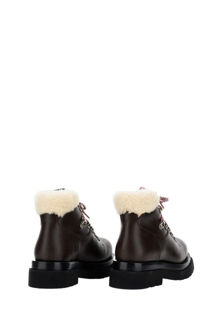 Bottega Veneta Lace-Up Hiking Ankle Boot