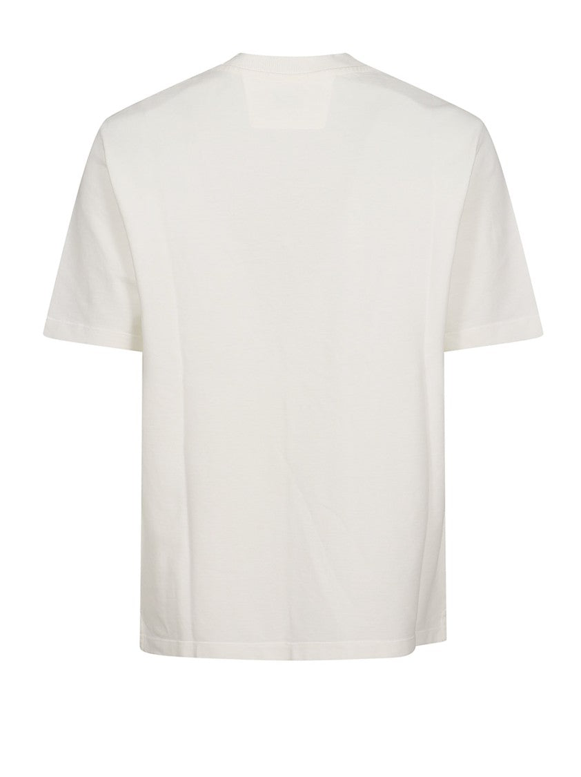 C.P. Company Short-Sleeve Crew Neck T-Shirt With Chest Pocket And Logo