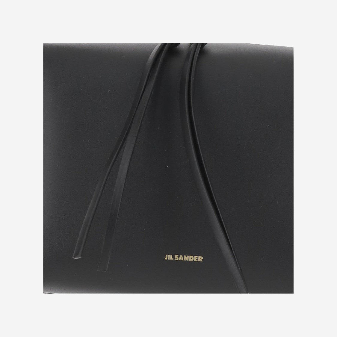 Jil Sander Leather Shoulder Bag With Logo