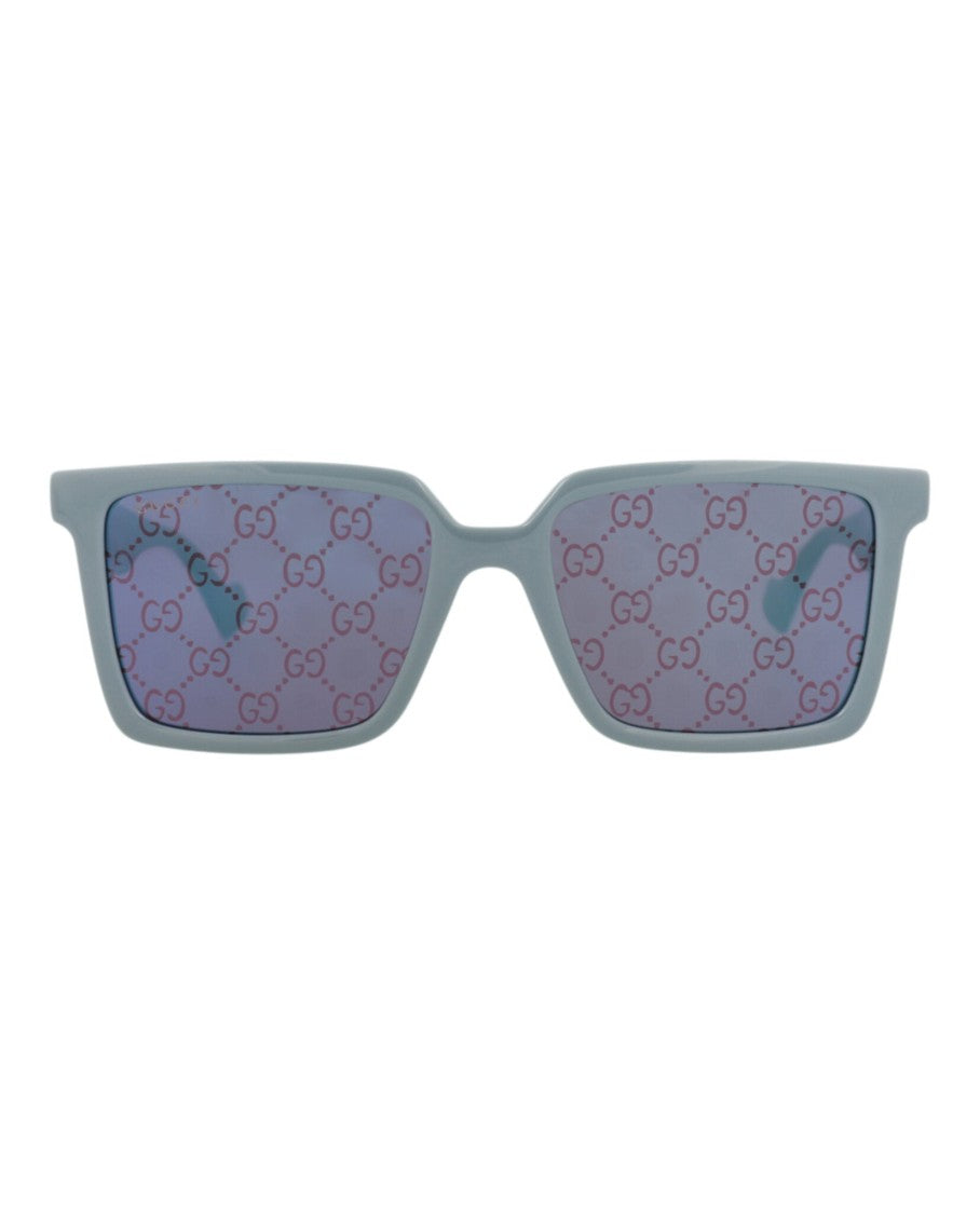 Gucci Square-Frame Injection Sunglasses
