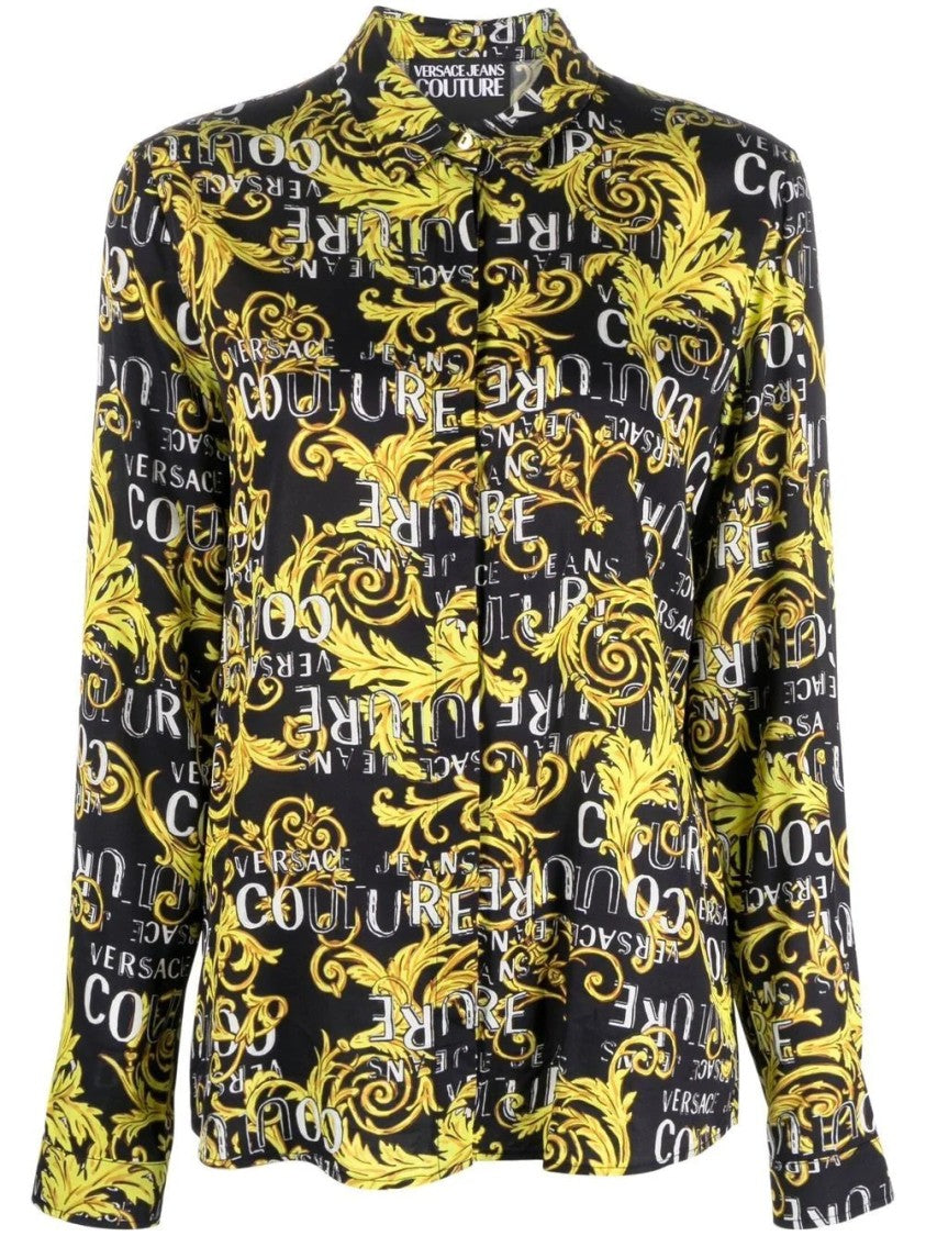 Versace Jeans Couture Long Sleeve Black Shirt