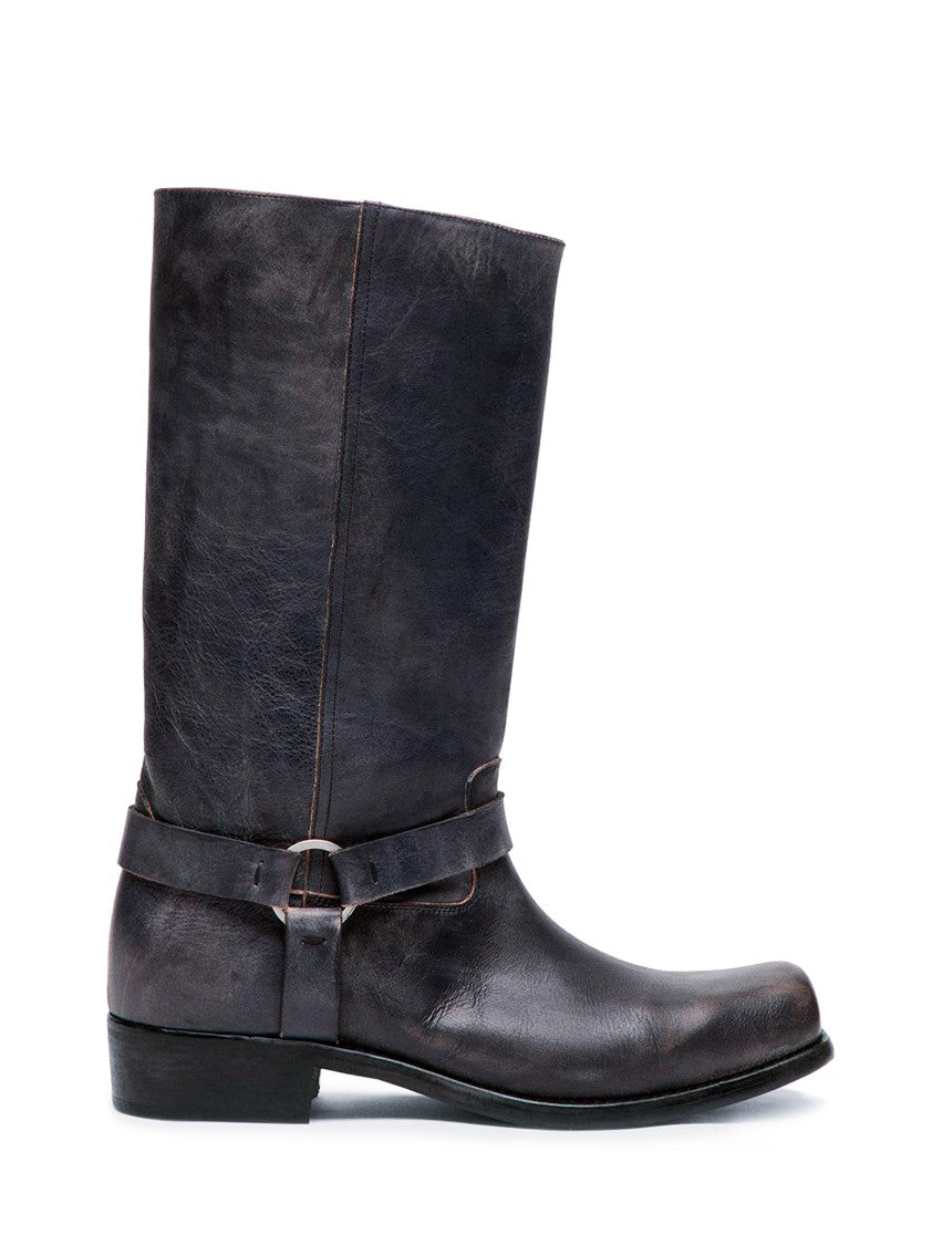 Golden Goose Biker Square-Toe Boots