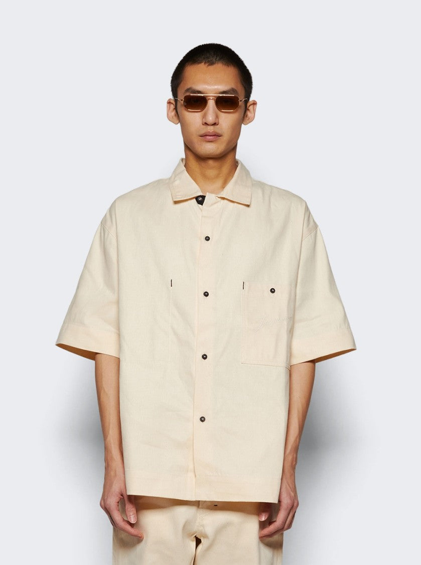 Jacquemus De-Nîmes Aloe Shirt Off White