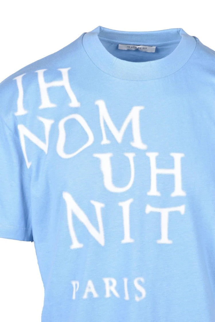 Ih Nom Uh Nit Cotton T-Shirt - Light Blue