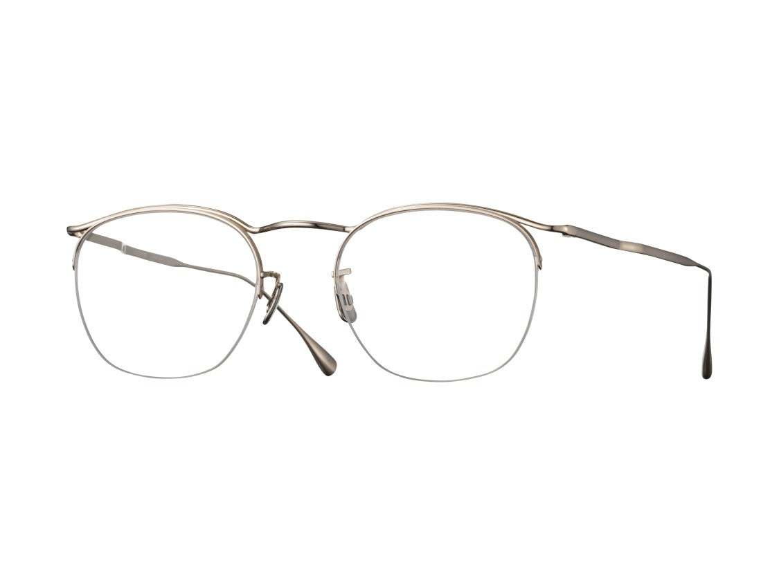 Eyevan Gold 190 Rx Thin Metal Square Eyeglasses