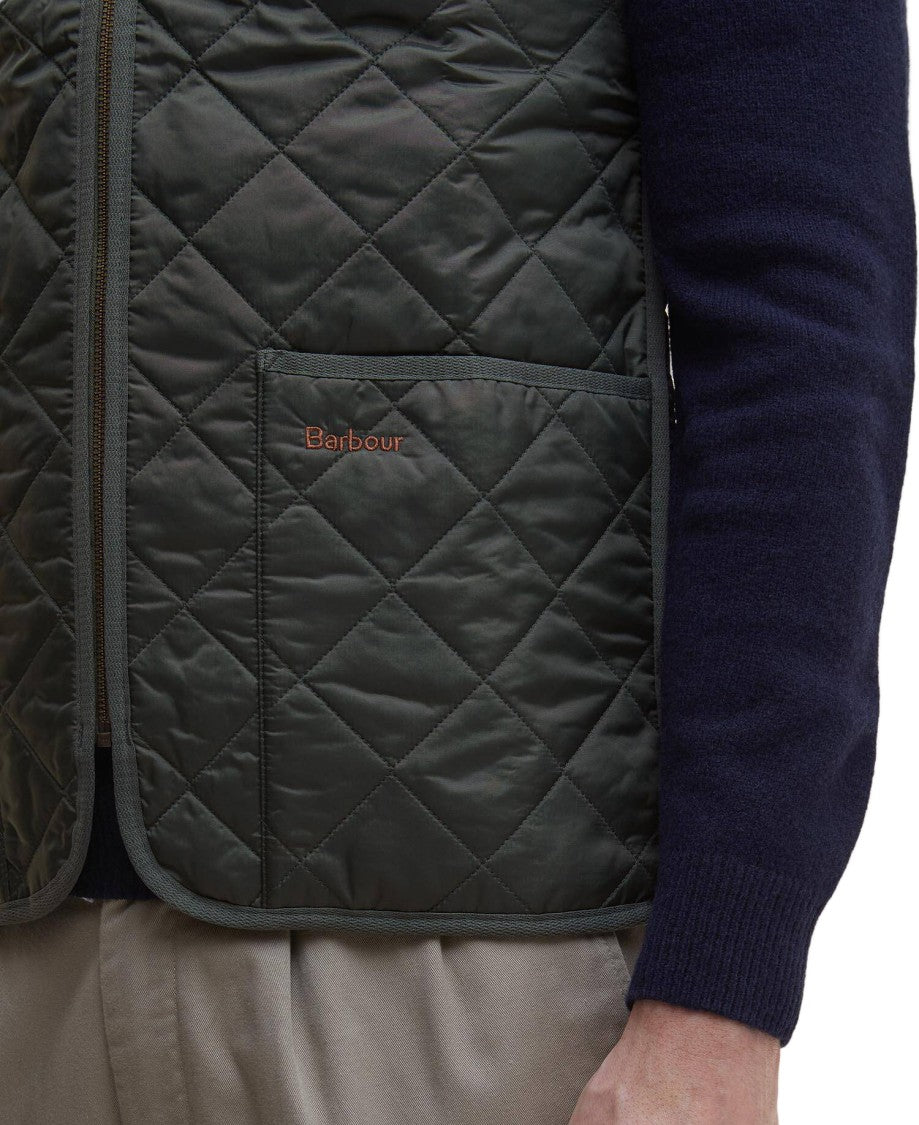Barbour Quilted Waistcoat With Diamond Pattern