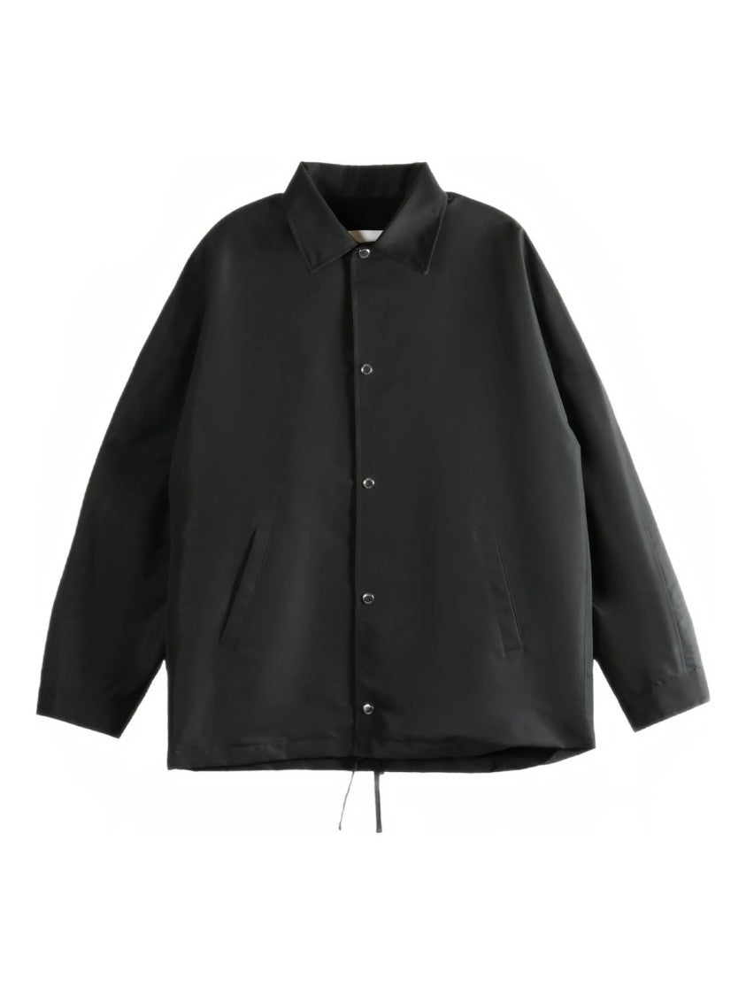 Givenchy Black Coach Recycled Polyester Logo Jacket