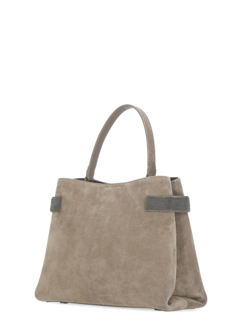 Brunello Cucinelli Precious Bands Shoulder Bag