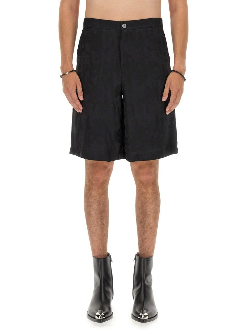 Alexander Mcqueen Viscose Bermuda Shorts