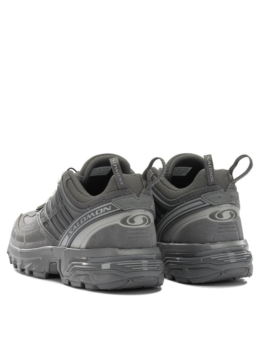 Salomon Streamlined Grey Sneakers With Durable Rubber Sole