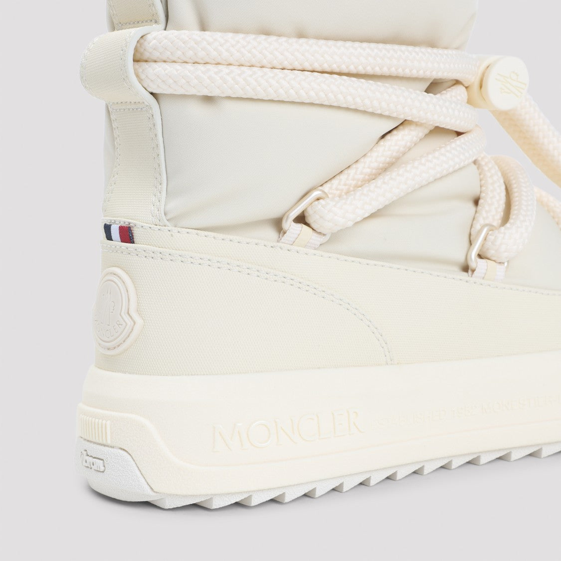 Moncler Light Beige Altive Mid Snow Boots
